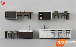 Kitchen island Skp Files